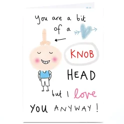 Clearance Personalised Lindsay Loves To Draw Card - You Are A Bit Of A... Anniversary|Birthday