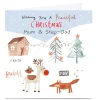 Clearance Personalised Lindsay Loves To Draw Christmas Card - Peaceful Premium Square|Christmas