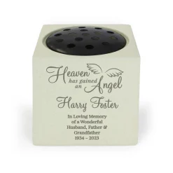 Card Factory Personalised Little Angel Memorial Vase
