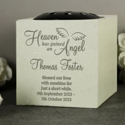 Card Factory Personalised Little Angel Memorial Vase