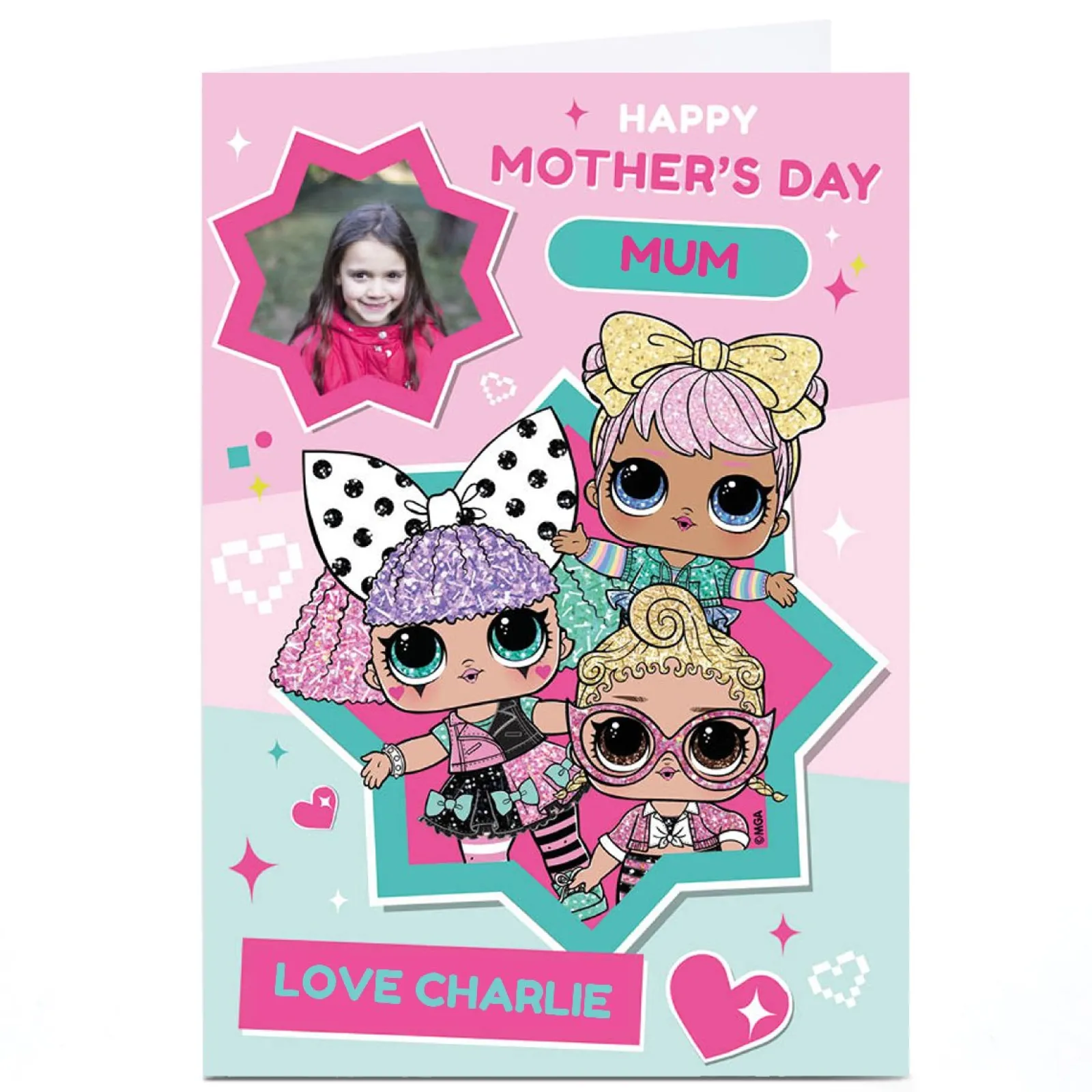 Card Factory Personalised LOL Mother's Day Card - LOL Dolls Mum