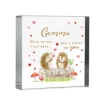 Card Factory Personalised Love & Hedgehugs Glass Token