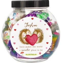 Kids Card Factory Personalised Love Makes It Sweeter Sweet Jar
