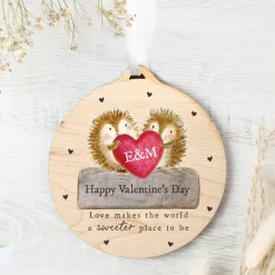 Online Personalised Love Makes the World Sweeter Hanging Ornament Personalised Canvas & Wall Art|Photo Prints & Wall Art