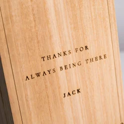 Online Personalised Luxury Wooden Whisky Box With Glenfiddich Whisky - Baroque Monogram Personalised Engraved Gifts|Engraved Gifts