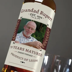 Outlet Personalised Malt Whisky - Classic Grandad Photo Gifts|Gifts For Him