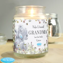 Card Factory Personalised Me to You Floral Large Scented Jar Candle