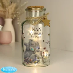 Sale Personalised Me to You Floral LED Glass Jar Jewellery & Keepsakes|Gifts For Her
