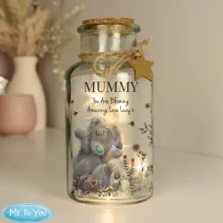 Sale Personalised Me to You Floral LED Glass Jar Jewellery & Keepsakes|Gifts For Her