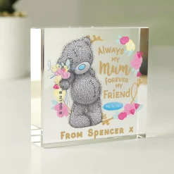 Card Factory Personalised Me To You Forever My Friend Crystal Token