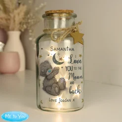 Card Factory Personalised Me to You Moon & Back LED Light Up Jar