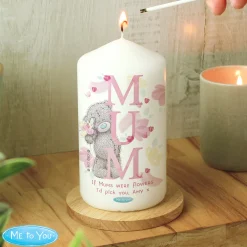 Card Factory Personalised Me to You MUM Pillar Candle