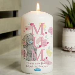 Card Factory Personalised Me to You MUM Pillar Candle