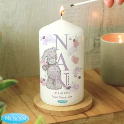 Card Factory Personalised Me to You NAN Pillar Candle