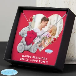 Card Factory Personalised Me To You Photo Upload Sterling Silver Heart Necklace & Box