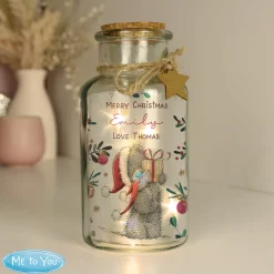 Card Factory Personalised Me To You Tatty Teddy Cosy Winter LED Jar