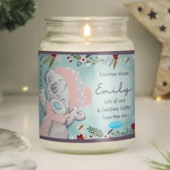 Card Factory Personalised Me To You Tatty Teddy Cosy Winter Large Candle Jar
