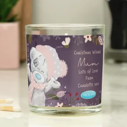 Card Factory Personalised Me To You Tatty Teddy Cosy Winter Candle Jar