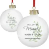 Online Personalised Memorial Bauble - In Loving Memory Gifts For Him|Christmas Gifts