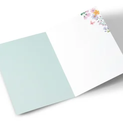 Personalised Mother's Day Card - Pastel Wild Flowers, Mum Mother's Day