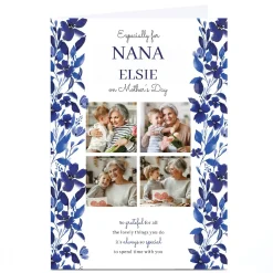 Card Factory Personalised Mother's Day Photo Card - Especially for You Nana