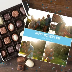 Card Factory Personalised Mother's Day Belgian Chocolates - Photo & Text