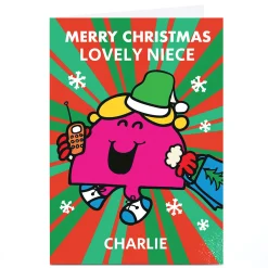 Best Personalised Mr Men & Little Miss Christmas Card - Chatterbox Tv & Film|Christmas