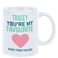 Card Factory Personalised Mug - My Favourite Apart From The Dog