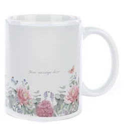 Outlet Personalised Mug - Pastel Florals Personalised Mugs|Mugs