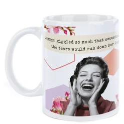 Card Factory Personalised Mug - Tears Run Down Her Legs