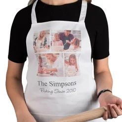 Outlet Personalised Multi-Photo Upload Apron Photo Gifts|New Home Gifts