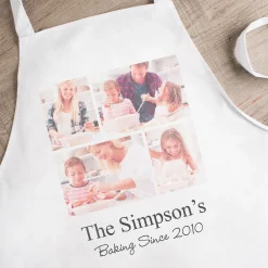 Outlet Personalised Multi-Photo Upload Apron Photo Gifts|New Home Gifts