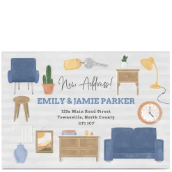 Sale Personalised New Address Card - Home Interior New Home