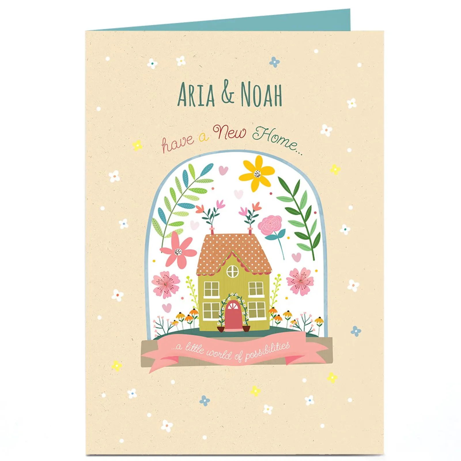 Sale Personalised New Home Card - World Of Possibilities New Home