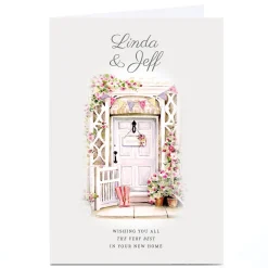Card Factory Personalised New Home Card - All The Very Best