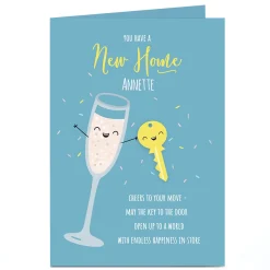 Card Factory Personalised New Home Card - Endless Happiness