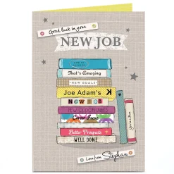 Card Factory Personalised New Job Card - Books