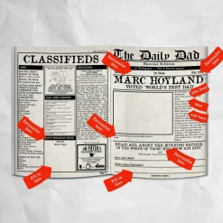Card Factory Personalised Newspaper - The Daily Dad