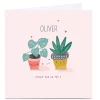 Card Factory Personalised Nikki Upsher Valentine's Day Card - Plant One On Me