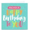 Card Factory Personalised Nikki Whiston Birthday Card - Any Name
