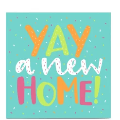 Card Factory Personalised Nikki Whiston New Home Card - YAY