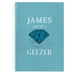 Clearance Personalised Notebook - Diamond Geezer Personalised Notebooks And Stationery|Notebooks & Stationery