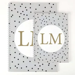 Card Factory Personalised Notebook - Initials On Dots