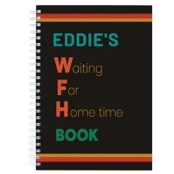 Outlet Personalised Notebook - Waiting For Home Time Personalised Notebooks And Stationery|Notebooks & Stationery