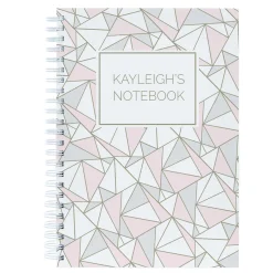 Card Factory Personalised Notebook Shapes Pattern
