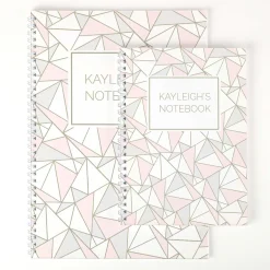 Card Factory Personalised Notebook Shapes Pattern