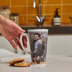 Card Factory Personalised 17oz Photo Latte Mug