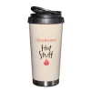 Card Factory Personalised 16oz Stainless Steel Travel Mug - Hot Stuff