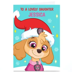 Hot Personalised Paw Patrol Christmas Card - Daughter Tv & Film|Christmas