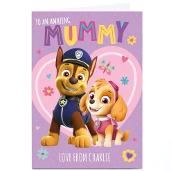 Outlet Personalised Paw Patrol Mother's Day Card - Amazing Mummy Tv & Film